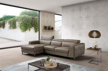 J&M Furniture - Magic Sectional Left Hand Facing Chaise In Taupe - 17278-Lhfc