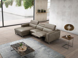 J&M Furniture - Magic Sectional Left Hand Facing Chaise In Taupe - 17278-Lhfc