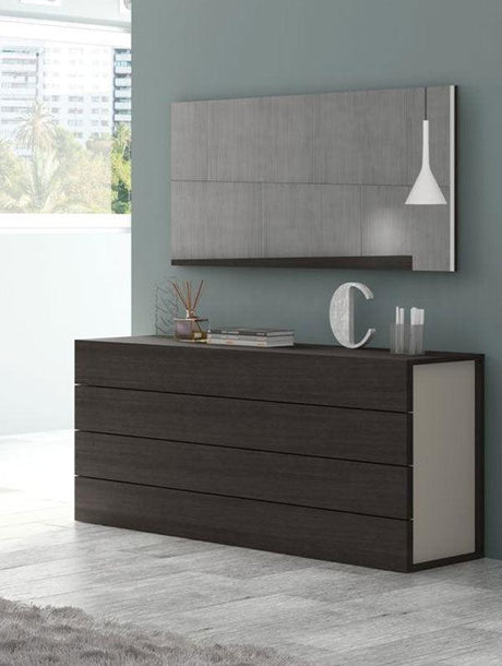 Maia Light Grey Lacquer 3 Piece Eastern King Platform Bedroom Set - 17867221-K-3Set | J&M