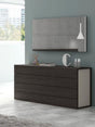 Maia Light Grey Lacquer Dresser And Mirror - 17867221-Dm | J&M