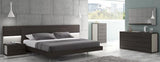 J&M Furniture - Maia Light Grey Lacquer 4 Piece Eastern King Platform Bedroom Set - 17867221-K-4Set