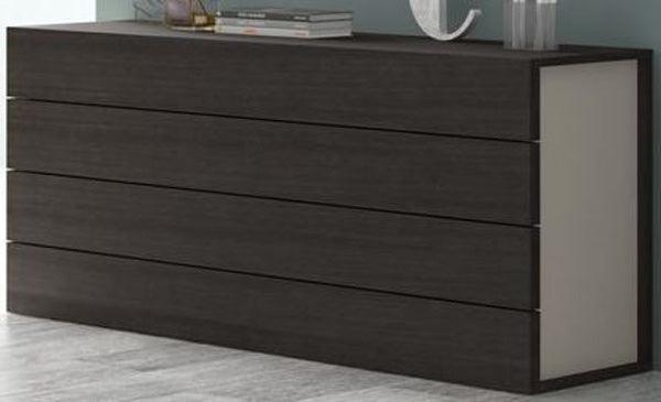 J&M Furniture - Maia Light Grey Lacquer 4 Piece Eastern King Platform Bedroom Set - 17867221-K-4Set