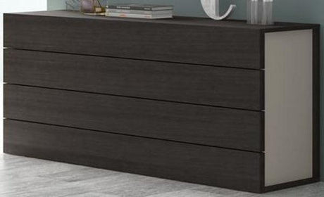 J&M Furniture - Maia Light Grey Lacquer Dresser - 17867221-D