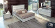 Mangano 5 Piece Bedroom Eastern King Bed Set In High Gloss White - Manganobedks-5Set | ESF