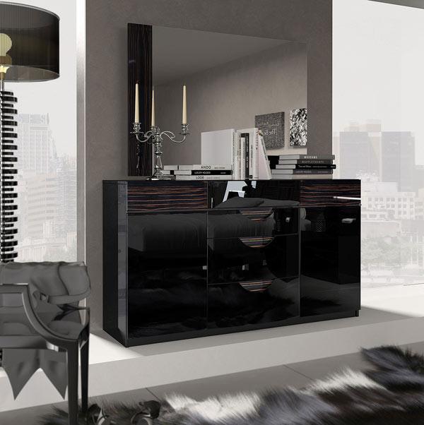 Esf Furniture - Marbella 150 Dresser And Square Mirror - Marbelladresser150-M