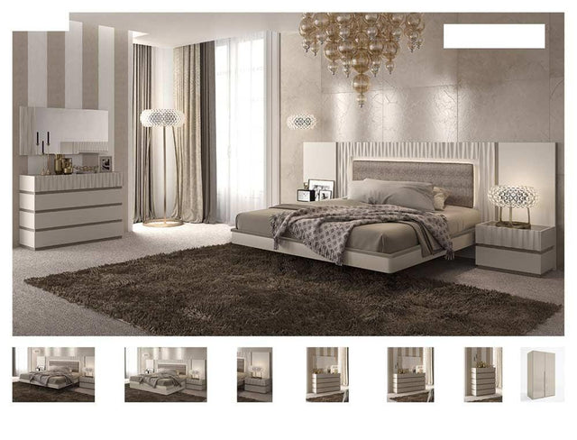 Esf Furniture - Marina 3 Piece Queen Bedroom Set - Marinabedqs-3Set