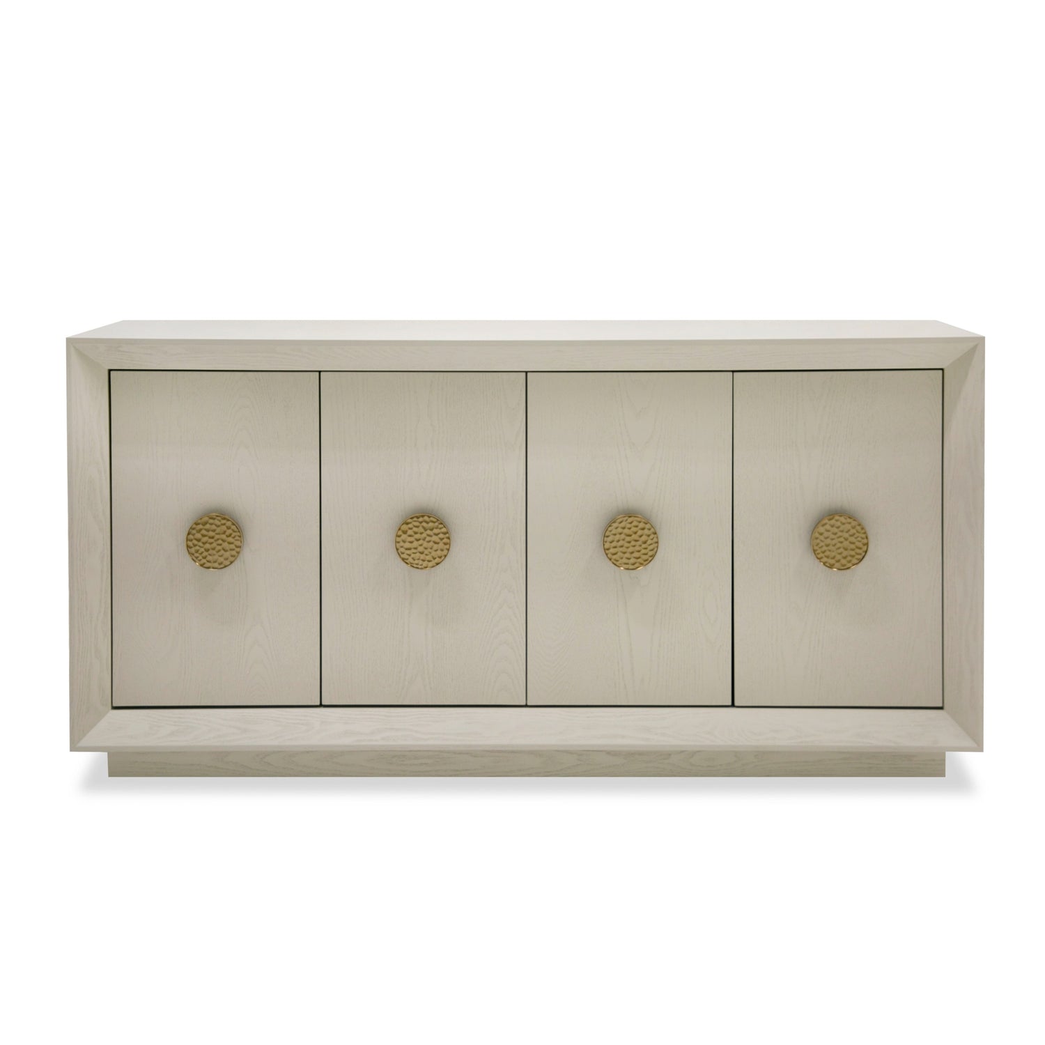 Vig Furniture Modrest Marjorie - Modern Cream & Brushed Gold Buffet