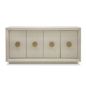 Vig Furniture Modrest Marjorie - Modern Cream & Brushed Gold Buffet