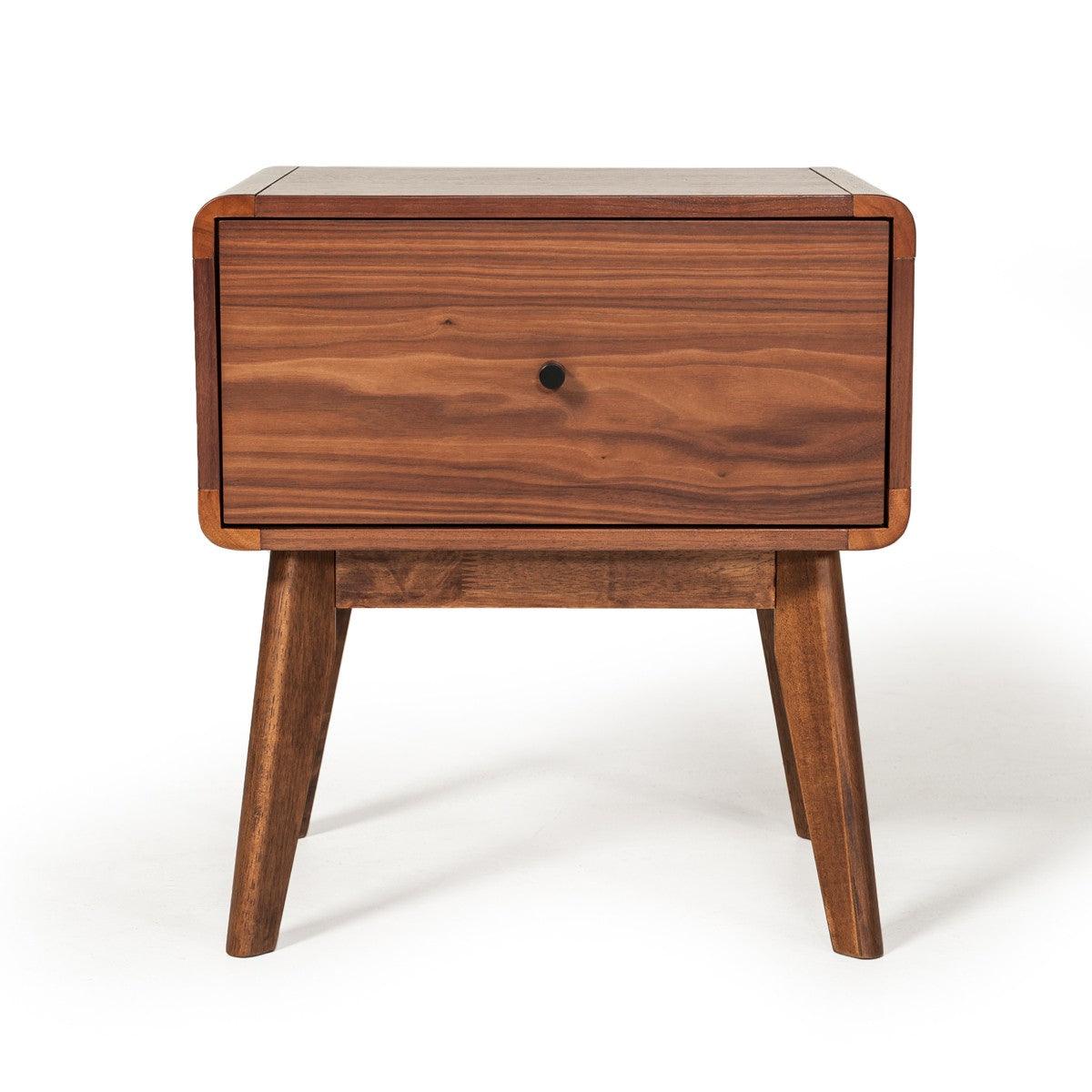 Vig Furniture - Modrest Marshall Mid-Century Modern Walnut Nightstand - Vgmabr-39-Ns