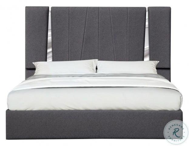 J&M Furniture - Matissee Queen Bed In Charcoal - 18710Q