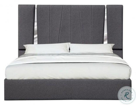 J&M Furniture - Matissee King Bed In Charcoal - 18710K