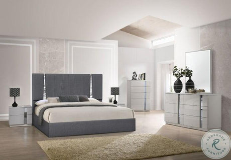 Matissee King Bed In Charcoal - 18710K | J&M