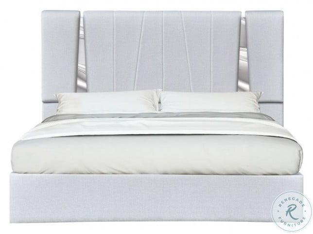 J&M Furniture - Matissee Queen Bed In Silver Grey - 18711Q