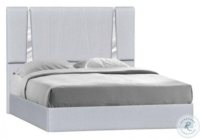 J&M Furniture - Matissee King Bed In Silver Grey - 18711K