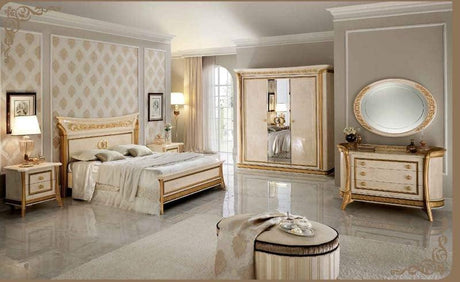 Arredoclassic Italy Melodia 7 Piece Queen Bedroom Set - Melodiaqb - 7Set | ESF | Home Elegance USA