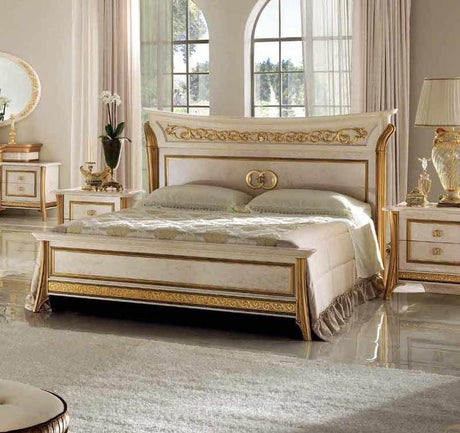 Arredoclassic Italy Melodia Eastern King Bed - Melodiabedk.S | ESF | Home Elegance USA