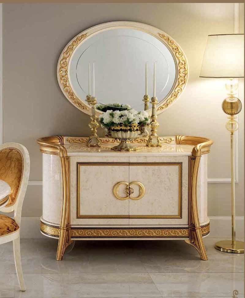 Esf Furniture - Arredoclassic Italy Melodia Buffet With Mirror - Melodiabwm