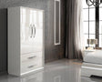 Miami 2-Door Wardrobe In White - Miami-2Door Ward | ESF
