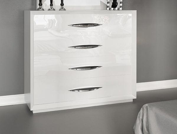 Esf Furniture - Miami Single Dresser In White - Miami-Single Dr