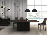 J&M Furniture - Moderna Dining Chair Set Of 2 In Taupe With Grey Legs - 18857-Dc