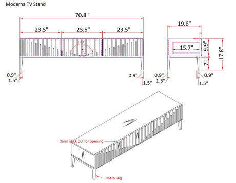 Moderna Tv Stand - 18857-Tv | J&M
