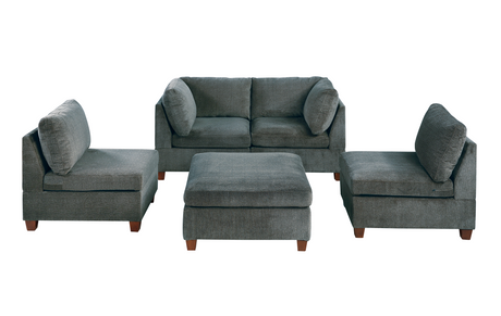 MODULA SET - 5PC in Gray - Home Elegance USA