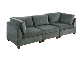 MODULAR SET SOFA - 3PC in Gray