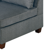 MODULAR SET SOFA - 4PC in Gray - Home Elegance USA