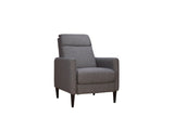 MOLSON PUSHBACK RECLINER CHAIR - CARBON BLACK - Home Elegance USA