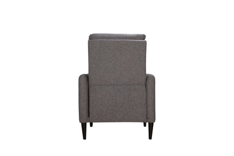 MOLSON PUSHBACK RECLINER CHAIR - CARBON BLACK - Home Elegance USA