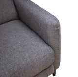 MOLSON PUSHBACK RECLINER CHAIR - CARBON BLACK - Home Elegance USA
