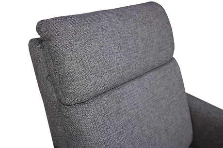 MOLSON PUSHBACK RECLINER CHAIR - CARBON BLACK - Home Elegance USA