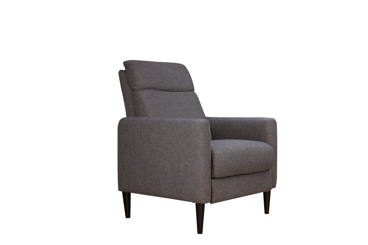 MOLSON PUSHBACK RECLINER CHAIR - CARBON BLACK - Home Elegance USA