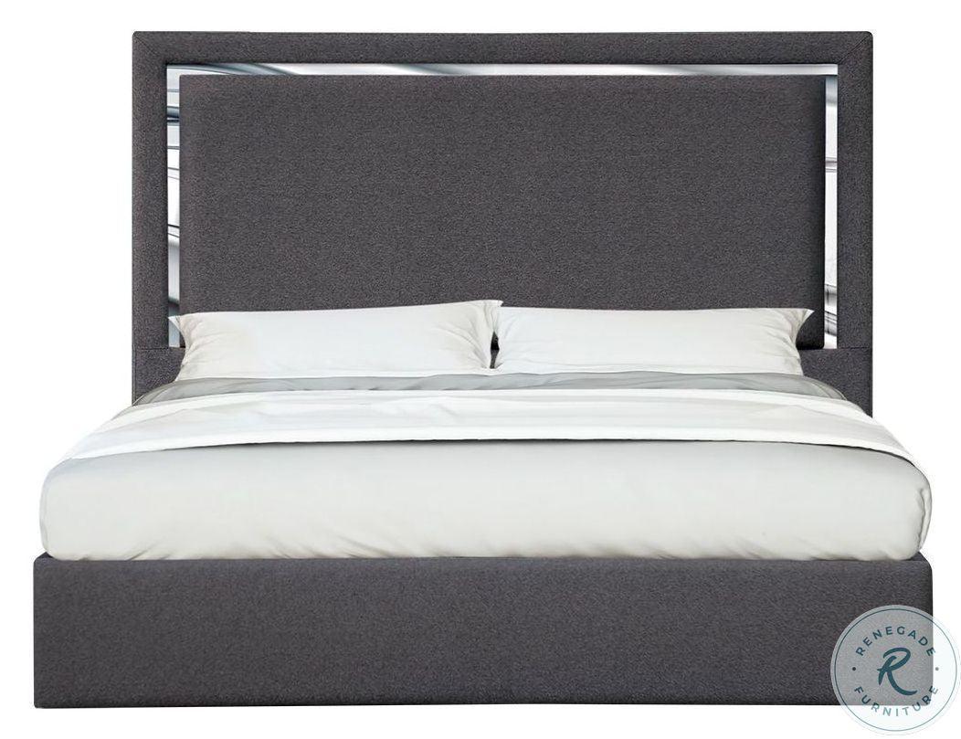 J&M Furniture - Monet King Bed In Charcoal - 18740K