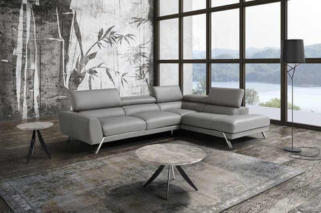 J&M Furniture - The Mood Sectional In Grey - 182883