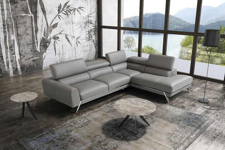 J&M Furniture - The Mood Sectional In Grey - 182883