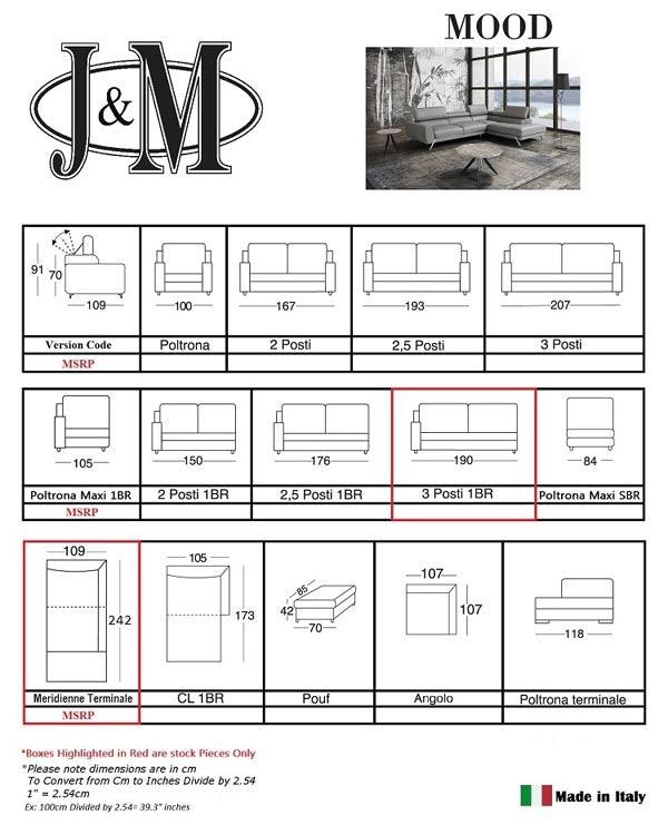 J&M Furniture - The Mood Sectional In Grey - 182883