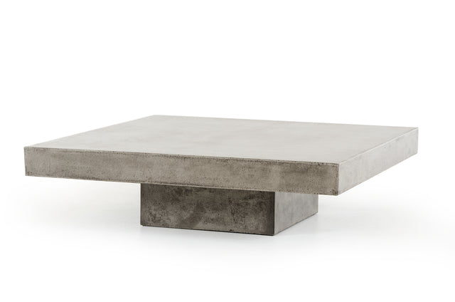 Vig Furniture Modrest Morley Modern Concrete Coffee Table