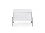 Vig Furniture - Modrest Candid Modern White Nightstand - Vgvcn1109