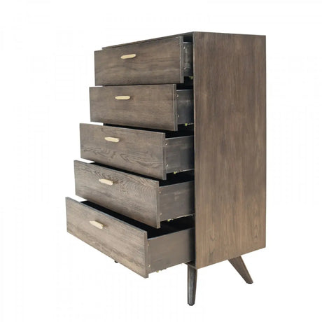 Modrest Novak Modern Dark Oak Chest Vglbnant-Ch82