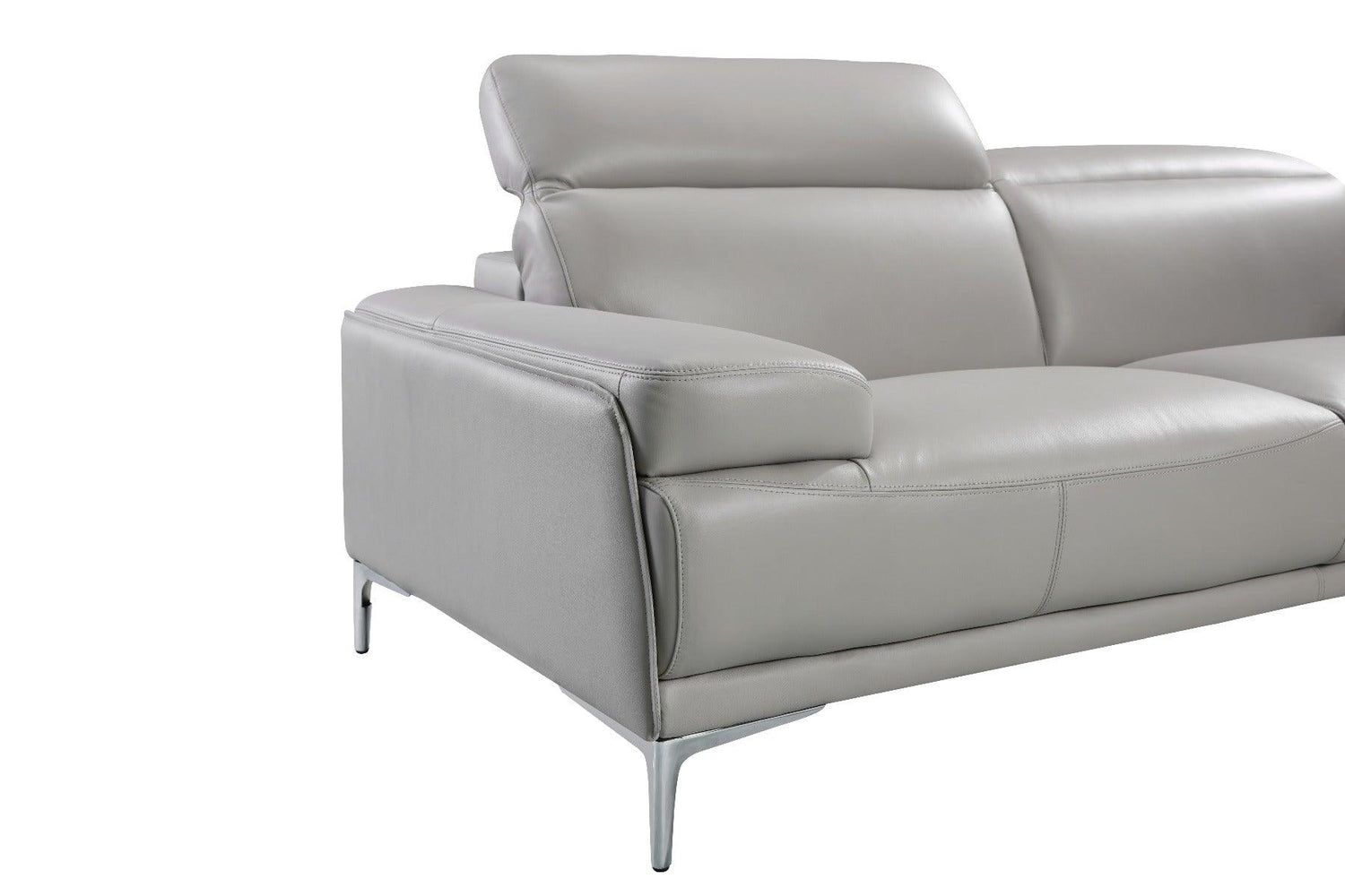 J&M Furniture - Nicolo 2 Piece Sofa Set In Light Grey - 18983-2Set