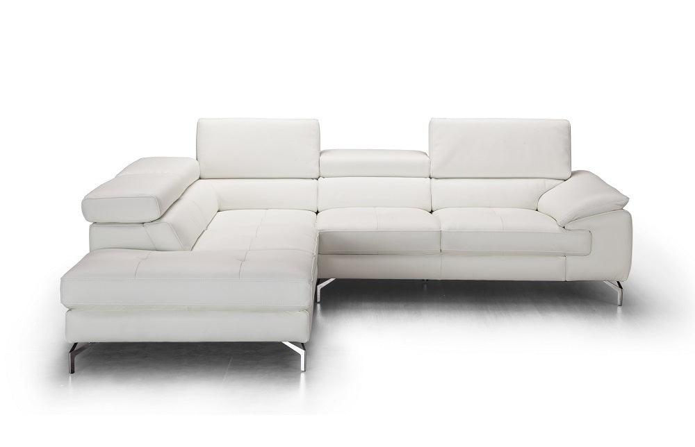 J&M Furniture - Nila Premium Leather Sectional In Left Facing Chaise - 18274-Lhfc