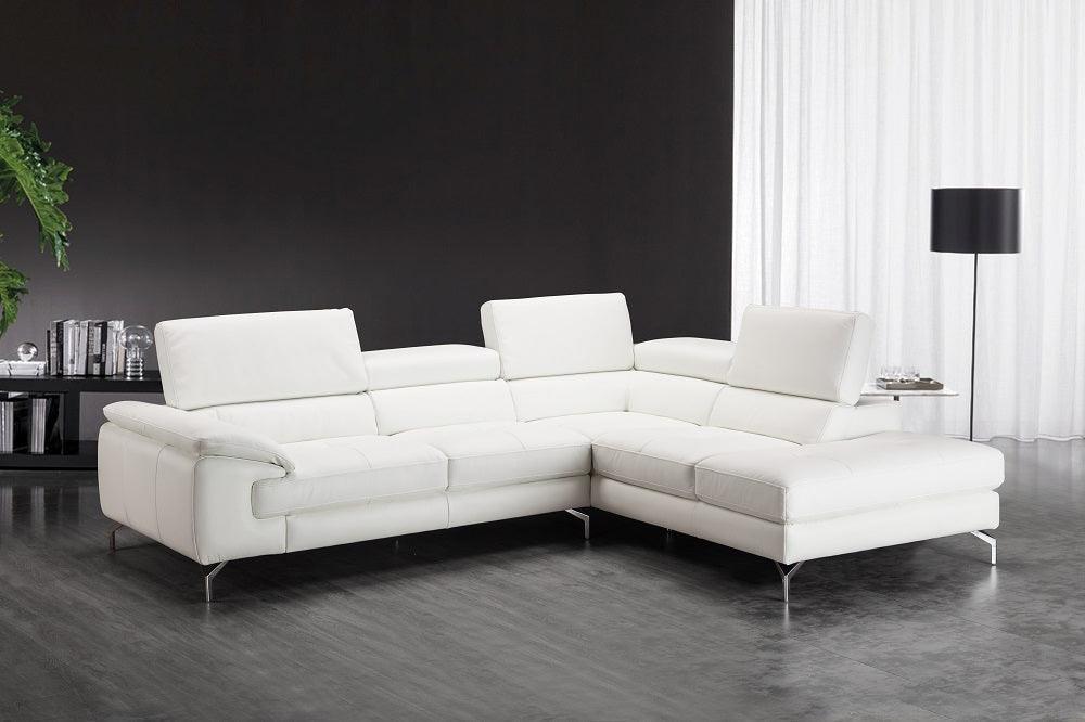 J&M Furniture - Nila Premium Leather Sectional In Right Facing Chaise - 18274-Rhfc