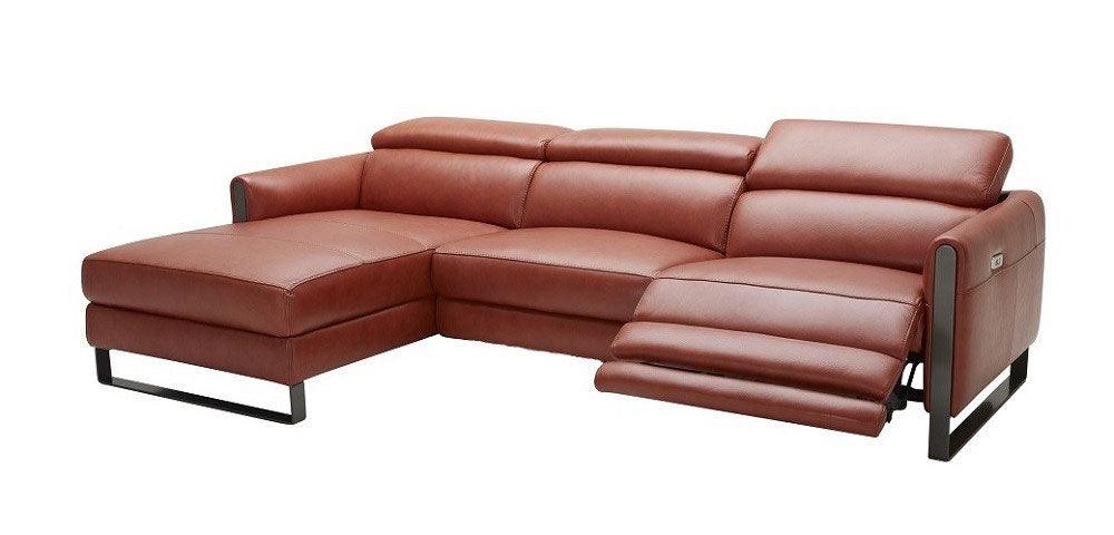 J&M Furniture - Nina Premium Leather Sectional In Left Hand Facing - 182771-Lhfc