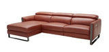 J&M Furniture - Nina Premium Leather Sectional In Left Hand Facing - 182771-Lhfc