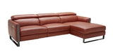 J&M Furniture - Nina Premium Leather Sectional In Right Hand Facing - 182771-Rhfc