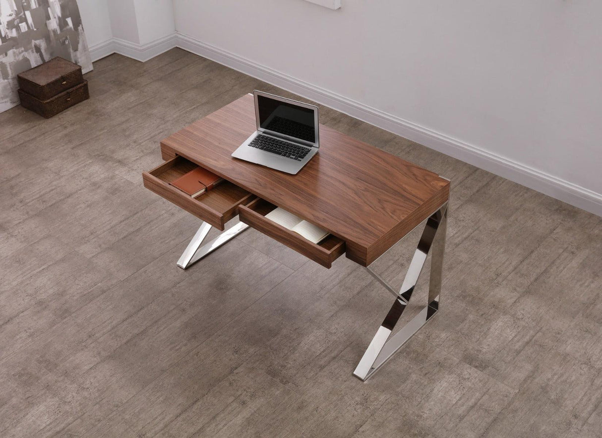 J&M Furniture - Noho Desk In Walnut - 17112-Wa
