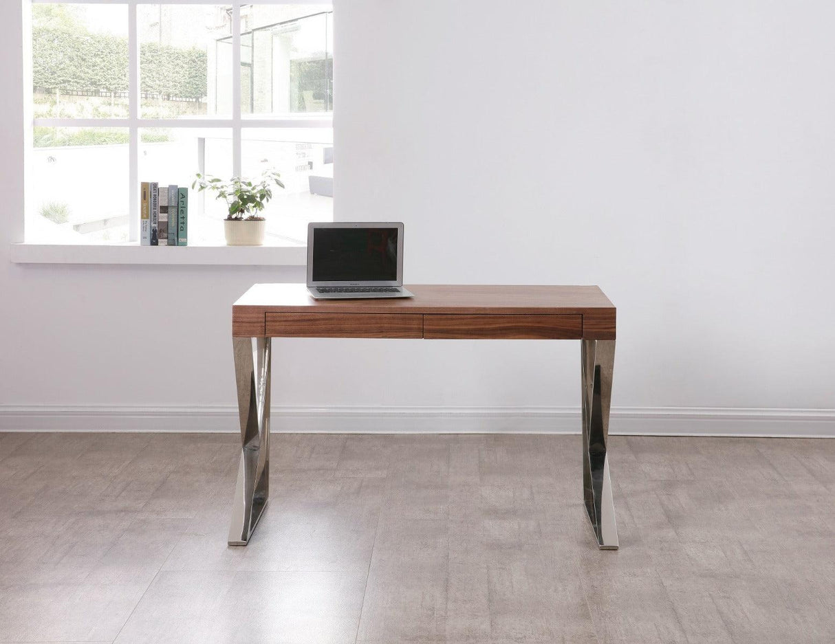J&M Furniture - Noho Desk In Walnut - 17112-Wa