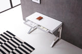 J&M Furniture - Noho Desk In White - 17112-Wh