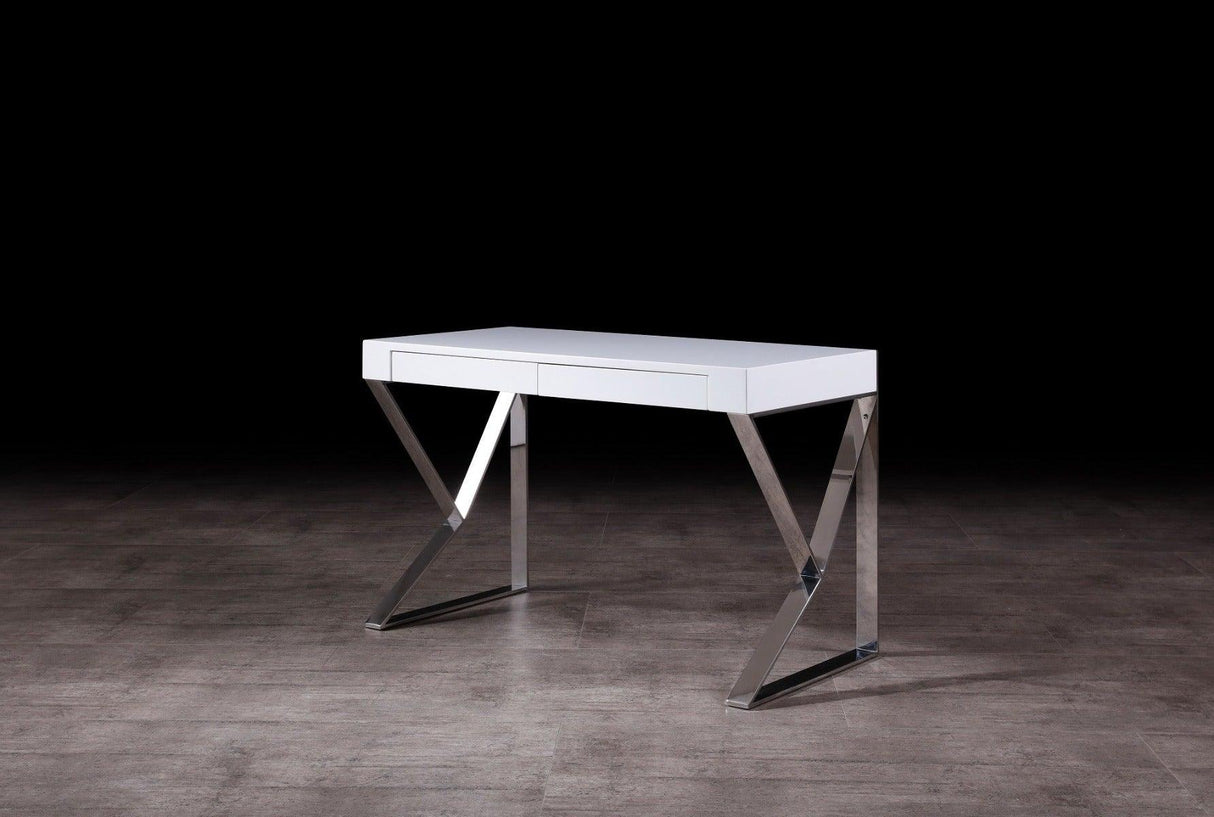J&M Furniture - Noho Desk In White - 17112-Wh